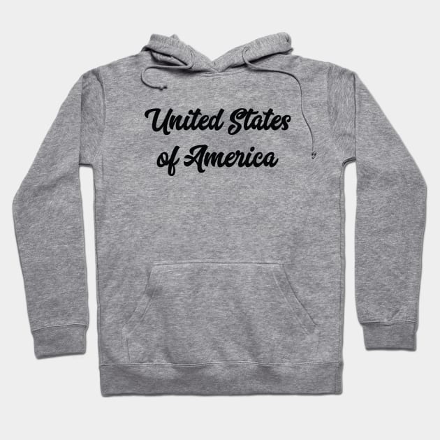 United States of America Hoodie by modeoftravel